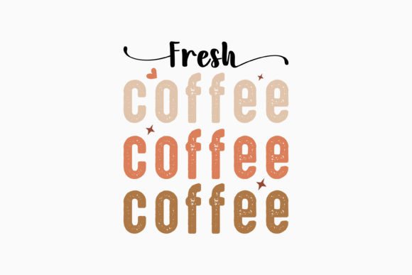 Fresh Coffee Retro Svg: A Charming Graphics Asset for Crafts
