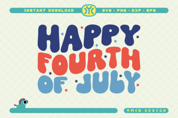 Happy Fourth of July SVG for Graphics and Crafts