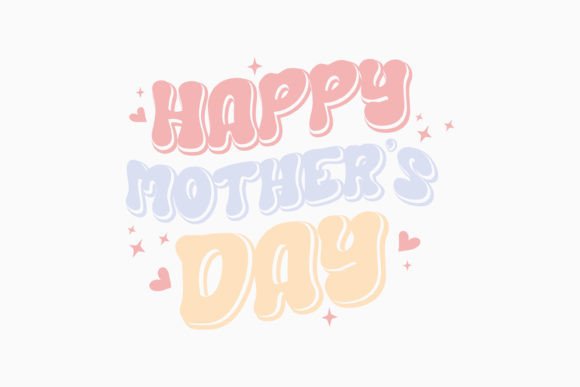 Happy Mothers Day Retro Svg: A Versatile Graphics Asset for Crafts