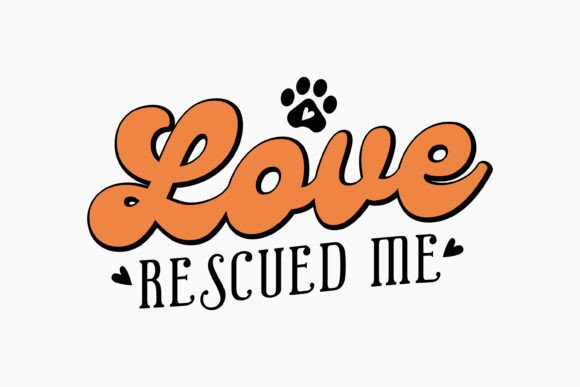 Love Rescued Me Retro Dog Svg: A Versatile Graphics Asset for Crafts