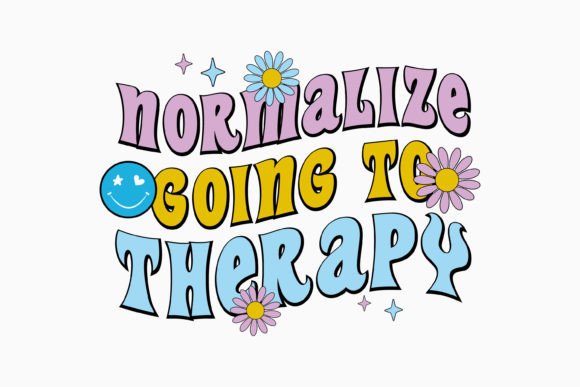 Normalize Going to Therapy Retro SVG: A Crafts and Graphics Gem