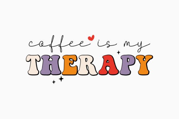 Retro Coffee Quote SVG for Crafts and Graphics