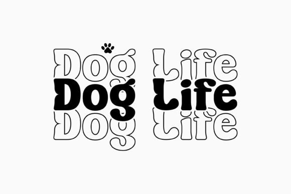 Retro Dog Life SVG: A Versatile Graphics Asset for Crafts