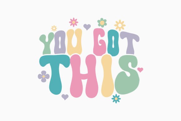 Retro Mental Health Quote for Crafts and Graphics