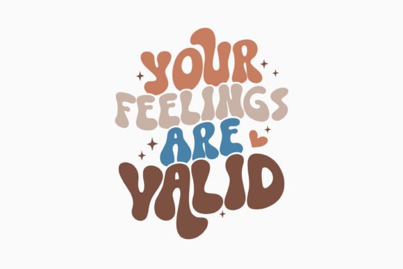 Retro Mental Health Quote SVG for Embroidery