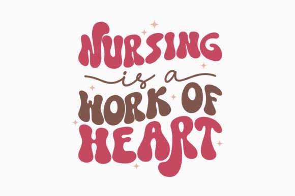 Retro Nurse Quote SVG: A Charming Embroidery Design