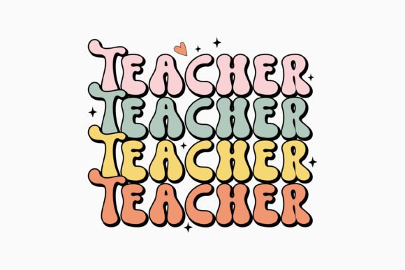 Retro Teacher Quote SVG: A Versatile Graphics Asset for Crafts