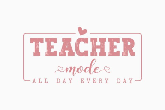 Retro Teacher Quote SVG: A Versatile Graphics Asset for Crafts