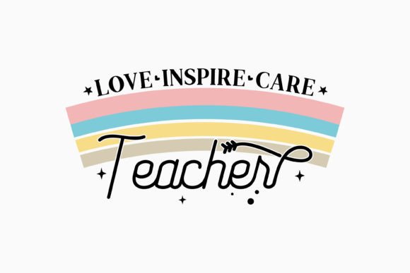 Retro Teacher Quote SVG for Crafts and Graphics