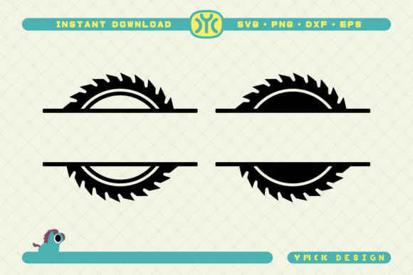 Reviewing Saw Blade Split Monogram SVG for Creative Crafts